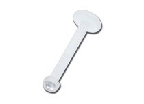Confezione da 10 pezzi di BioFlex Sterile Testa Labret Bianco Cristallo | Itc