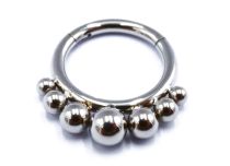 Anello cerniera sterile in titanio Tribale Asia Ball | Itc