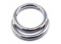 Anello sterile a cerniera in titanio con motivo a mezzaluna | Itc