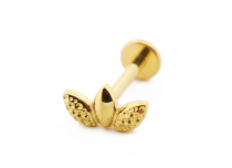 Labret Titanio PVD Oro Interno Modello Sterile 3 Fogli | Itc