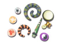 Set di 10 estensori in acrilico di varie dimensioni e colori | Itc