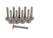 Lotto di Labret in titanio senza palla