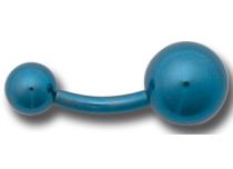 Banana Navel Palline colorate in titanio 5 / 8 mm | Itc