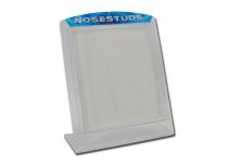 Espositore in acrilico 12 x 15,5 CM per 70 borchie da naso