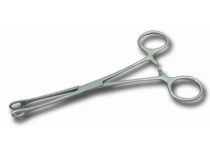 Pinza in acciaio inox piccola rotonda 4,5 x 8 mm lunghezza 15,5 cm