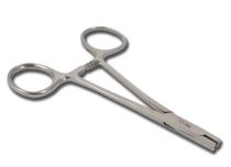 Pinza dermica in acciaio inox da 2,5 mm, lunga 11 cm