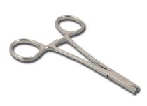 Pinzetta in acciaio inox per applicazione dermica di 4 mm, lunga 11 cm