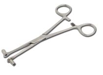 Morsetto per setto in acciaio inox. Tubo esterno