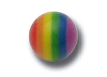 Set di 5 palline arcobaleno in acrilico |Itc