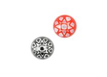 Set di 5 palline Mandala in acrilico |  ITC