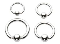 Anello in acciaio con sfera | Itc