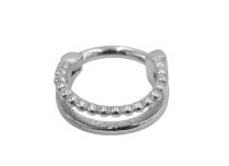 Anello a doppia cerniera in acciaio  iTC