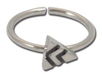 Anello flessibile in acciaio a triangolo