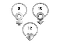 Anello in acciaio 1,2 x 10 mm, diversi modelli |  ITC