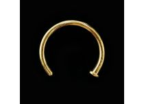 Anello aperto in acciaio dorato |  ITC