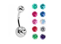 Banana Acciaio Doppio Cristallo Colorato |  ITC