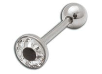 Barbell in acciaio 1,6 x 16 e disco 8 mm multi Crystal Color | Itc