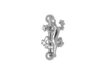 Barbell in acciaio modello arco Lizard con sfere 3mm |  ITC