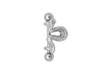 Barbell Steel Arcade Snake Balls 3mm |  ITC