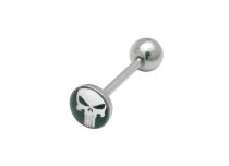 Disco in acciaio Barbell 8 mm motivo teschio e ossa incrociate |  ITC