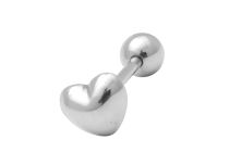 Barba in acciaio, modello a cuore 8 mm |  ITC