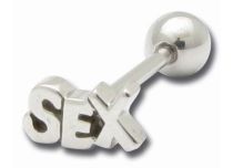 Barbell in acciaio modello "Sex" 10 mm | Itc