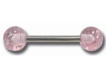 Barbell Steel Glitter Acrylic Balls 6 mm Colorate | Itc
