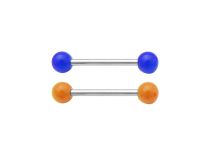 Palline in acciaio acrilico Barbell da 5 mm colorate al neon  iTC
