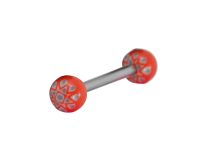 Barbell Steel Palline acriliche da 5 mm Modello Mandala colorato |  ITC