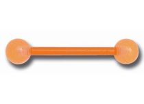 Palline acriliche flessibili Barbell Rosa fosforescente | Itc