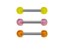 Palline acriliche fosforescenti Barbell Steel da 3 mm colorate |  ITC