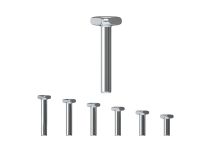 Labret in titanio flexternal 1,2 mm triangolo disco 4 mm