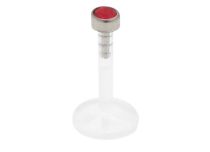 Labret BioFlex Punta in cristallo color titanio | Itc