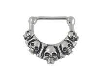 Clickers Teton in acciaio Skull Jewel |  ITC