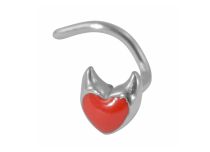 Borchia in acciaio Devil Heart |  ITC