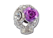 Fiore di Calavera a spina finta viola