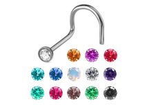 Perno in acciaio da 1 mm con sfera - Cristal Coloré |  ITC