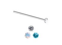 Perni diritti in acciaio da 1 mm a sfera 2,3 mm - Cristal Coloré |  ITC