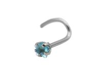 Borchia in acciaio 0,8 mm Strass Star Sign | Itc