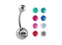 Banana Acciaio Cristallo Sfaccettato Colorato |  ITC