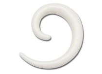 Espansore a spirale in acrilico bianco
