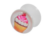 Plug Acrylic Shaped Cup Cake pattern |  ITC