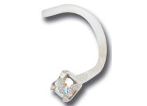 Perno nasale BioFlex 0,8 mm Punta di cristallo colorata | Itc