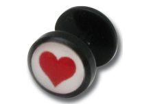 Spina in acciaio con cuore finto - Itc