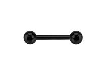 Barre in titanio nero da 1,2 mm