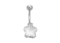 Set di cristalli in acciaio a forma di banana, fiore 10 mm |  ITC