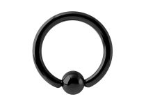 Anello a sfera in acciaio nero |  ITC