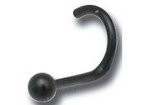 Palla di acciaio nero con perno nasale 2,3 mm | Itc