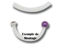 Tubo BioFlex curvo per accessorio o Push Clip | Itc