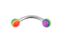 Palla arcobaleno in acrilico da 3 mm in acciaio Banana |  ITC